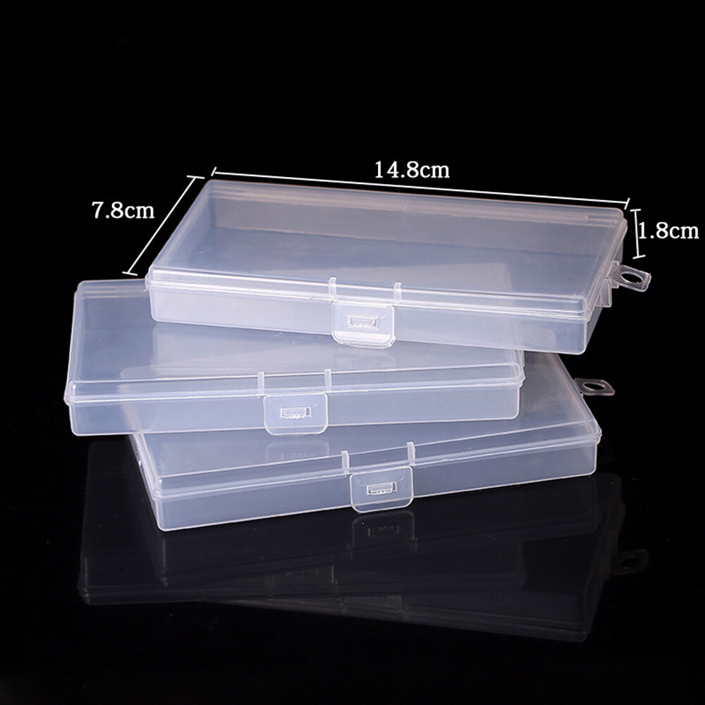 Clear Box Rectangle Box Transparent Box Desktop Storager Organizer Box Makeup Storage Box Plastic Box