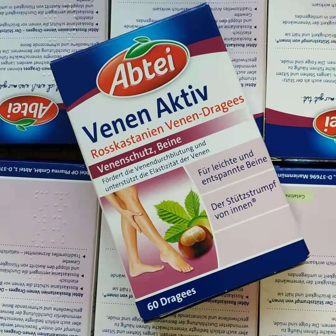 Spot Germany Abtei Venen Aktiv Buckeye Eptai Viên Uống Giãn Tĩnh Mạch Chân Đẹp 60 Viên