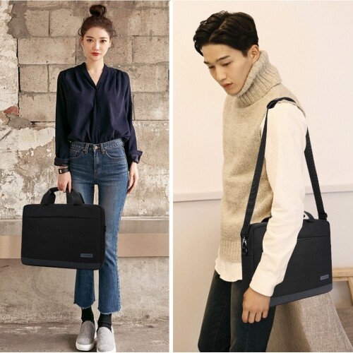 READY STOCK QQ 15 Inch Elegant Business Man Women Bag Messenger Sling Beg Laptop Handbags Tote Shoulder Handbag