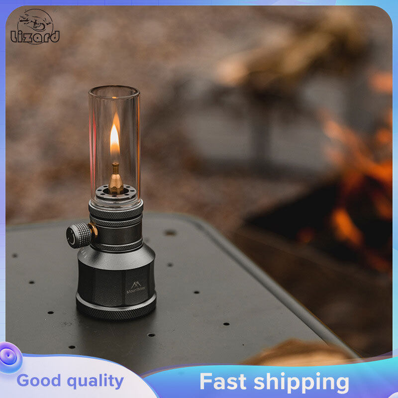LIZARD Gas lamp, outdoor camping light, candle holder, candle light, ambient gas lamp