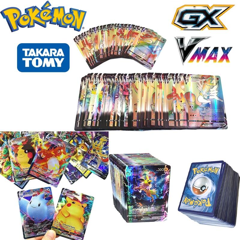 New English Card Pokemon Pikachu Cards Vmax GX Charizard Carte Pokémon