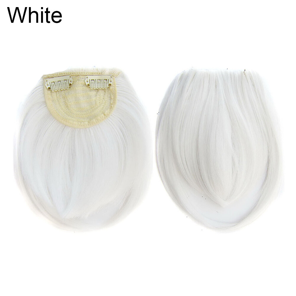 Edmundh kẹp cho bé gái-ở phía trước tóc giả dùng để nối tóc Straight tổng hợp Fringe bang hairpiece