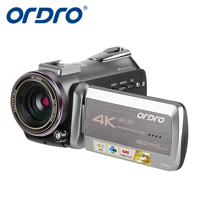 [ORDRO AZ50 4K Video Camera With 64X Digital Zoom Infrared Night Vision WiFI 2.3 inch CMOS Sensor 60FPS Professional Camcorder for YouTube Vlogging,ORDRO AZ50 4K Video Camera With 64X Digital Zoom Infrared Night Vision WiFI 2.3 inch CMOS Sensor 60FPS Prof ราคา 7,000 บาท*ส่งฟรี
