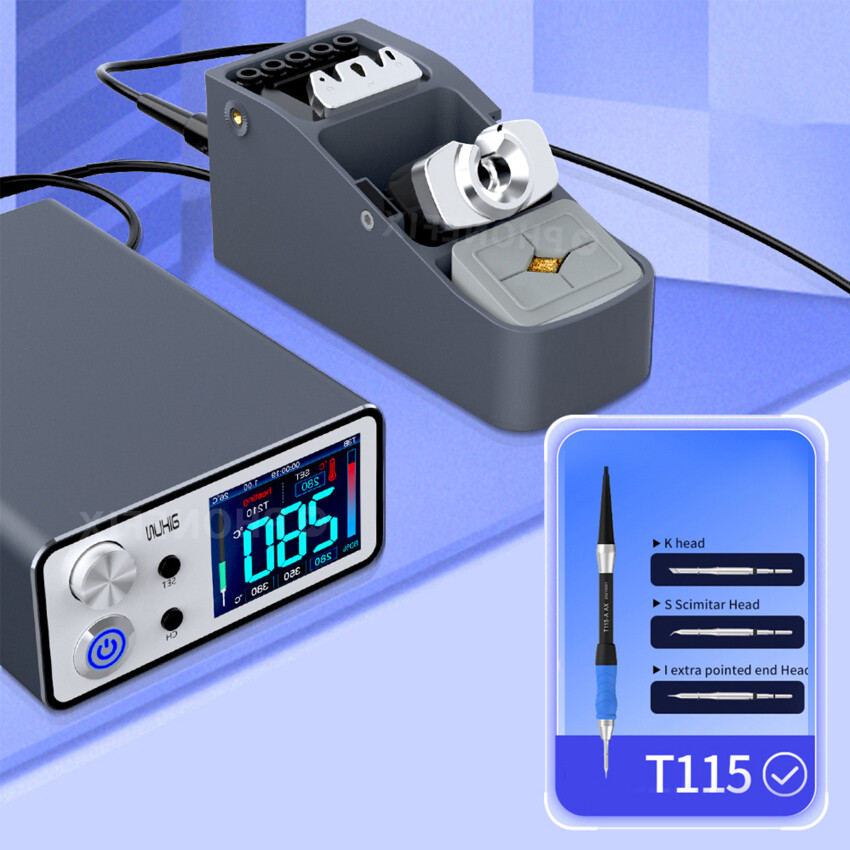 Máy hàn 3 đầu t3b aixun t3b c210/c115 bảng mạch smd chip bga sửa chữa chính xác