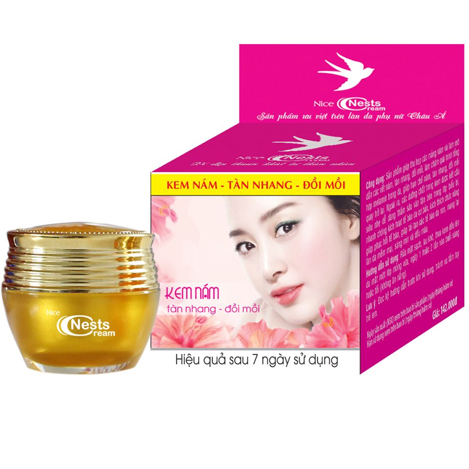 Kem nám tàn nhang đồi mồi nice nests 15g - knicenam15