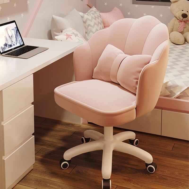 modern pink office chair