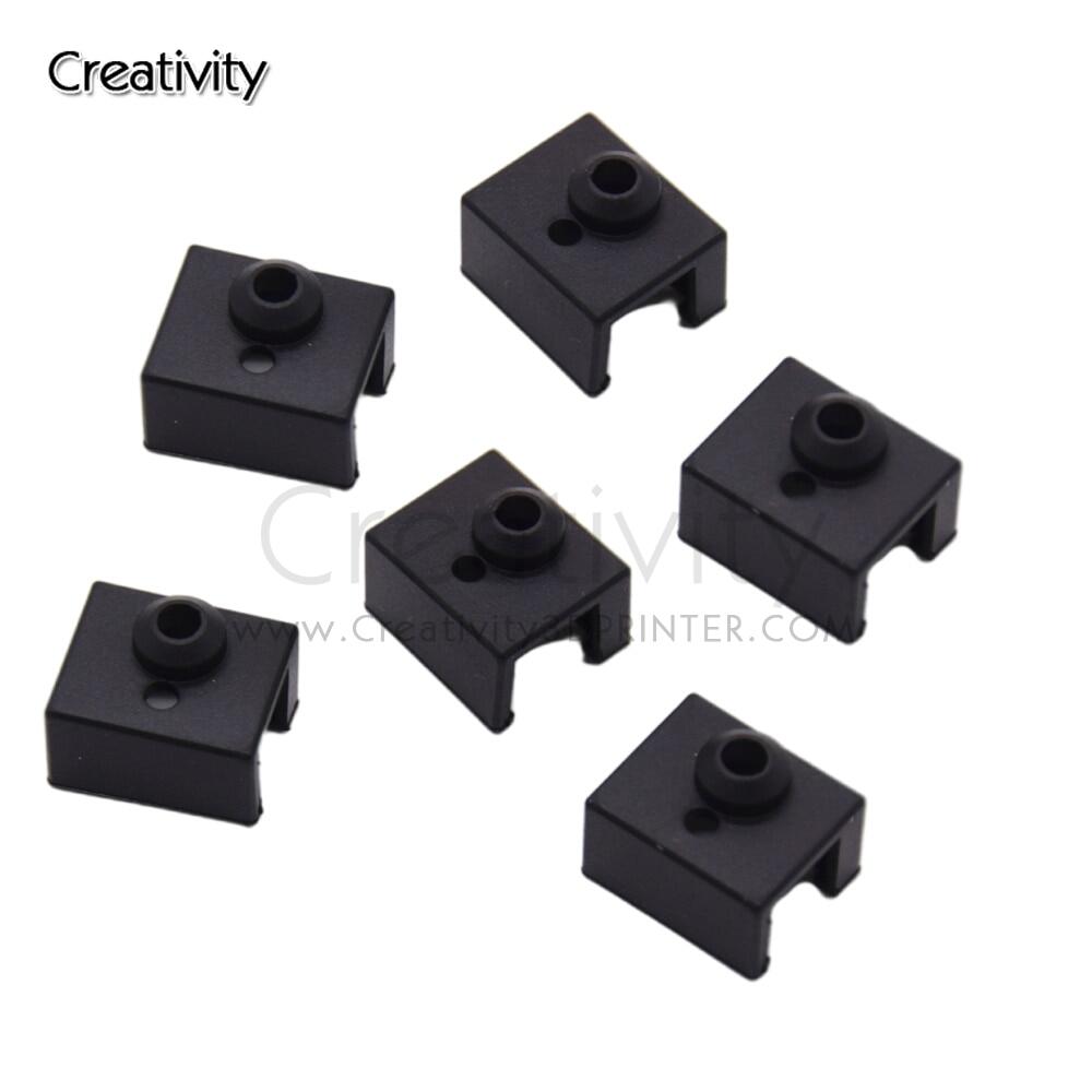 Heater Block Silicone Cover MK7/MK8/MK9 Hotend Silicone Sock Cover Case For Ender 3/CR10/Ender-3 S1/Ender-3 S1 Pro/CR-6 SE