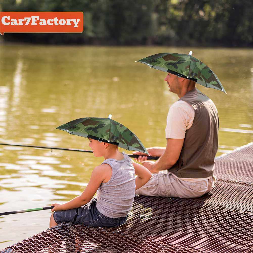 55cm mũ có thể gập lại Ô câu cá Mũ mũ đi bộ đường dài cắm trại mũ nón