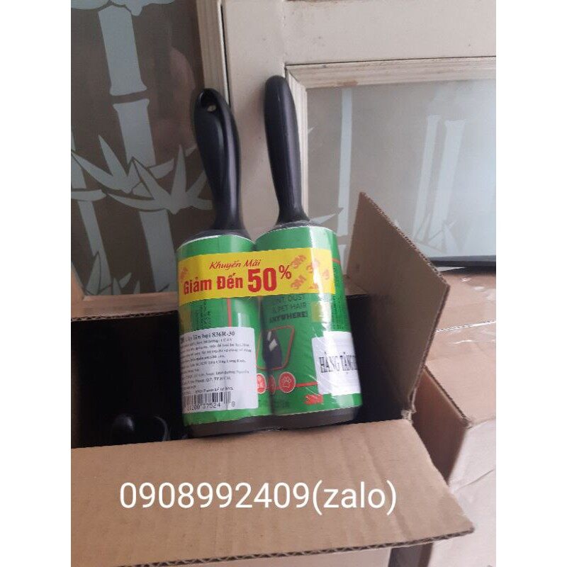 2 Cây lăn bụi siêu dính loại 30 lớp hàng scotch brite