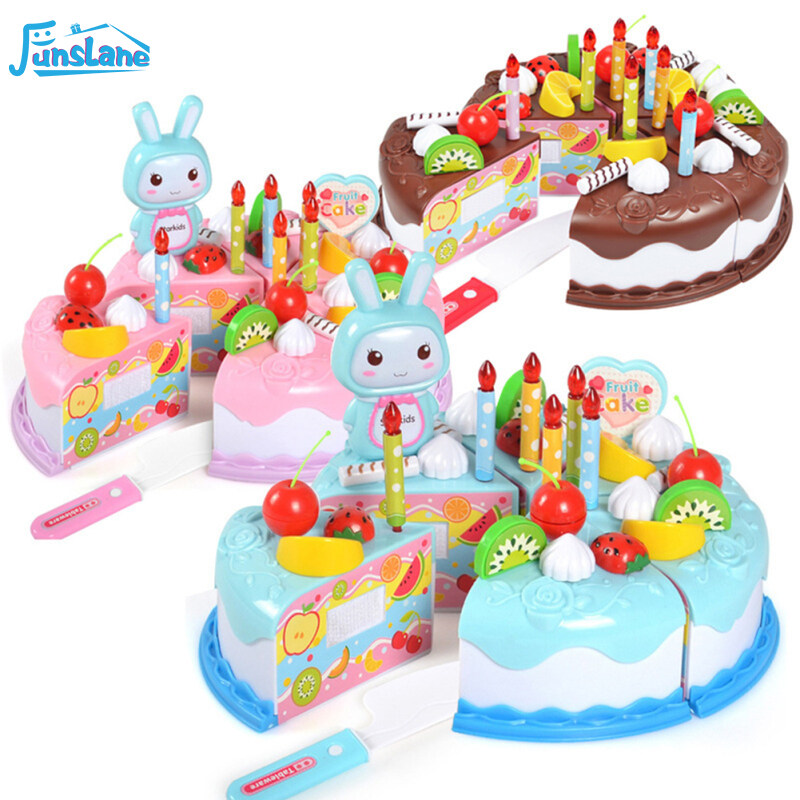 Funslane 37 món đồ chơi cắt thái bánh sinh nhật cho trẻ em Đồ chơi Trò