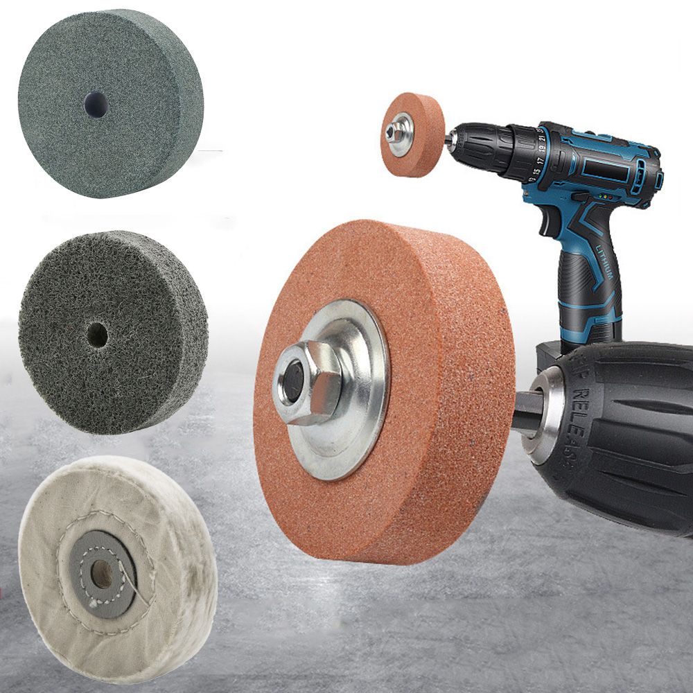 MAULLY 75mm 1 chiếc Máy đánh bóng Bông Hình tròn Dụng cụ quay Đĩa mài Đá mài Máy mài Đĩa đánh bóng