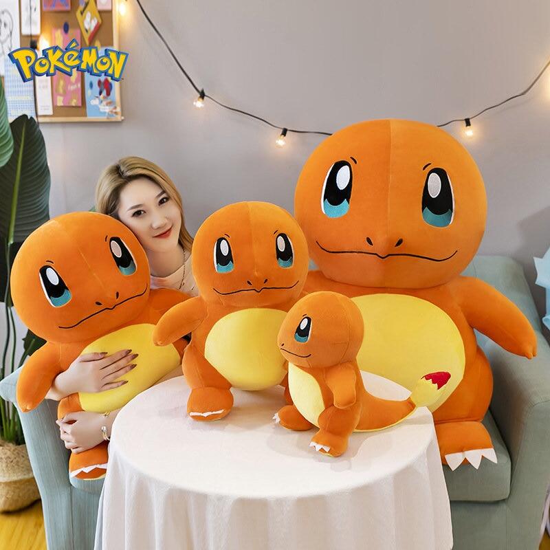 Pokémon Phim Hoạt Hình Charmander Thú nhồi bông Phim Hoạt Hình Bulbasaur Sang Trọng Búp bê thú nhồi bông mềm Kawaii Squirtle Gối búp bê Món Quà Sinh Nhật Cho Trẻ Em