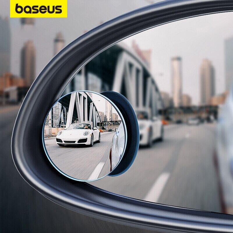 Baseus 2 chiếc gương không vành đỗ xe góc rộng 360 độ Gương chiếu hậu tự động điểm mù gương lồi HD gương ô tô