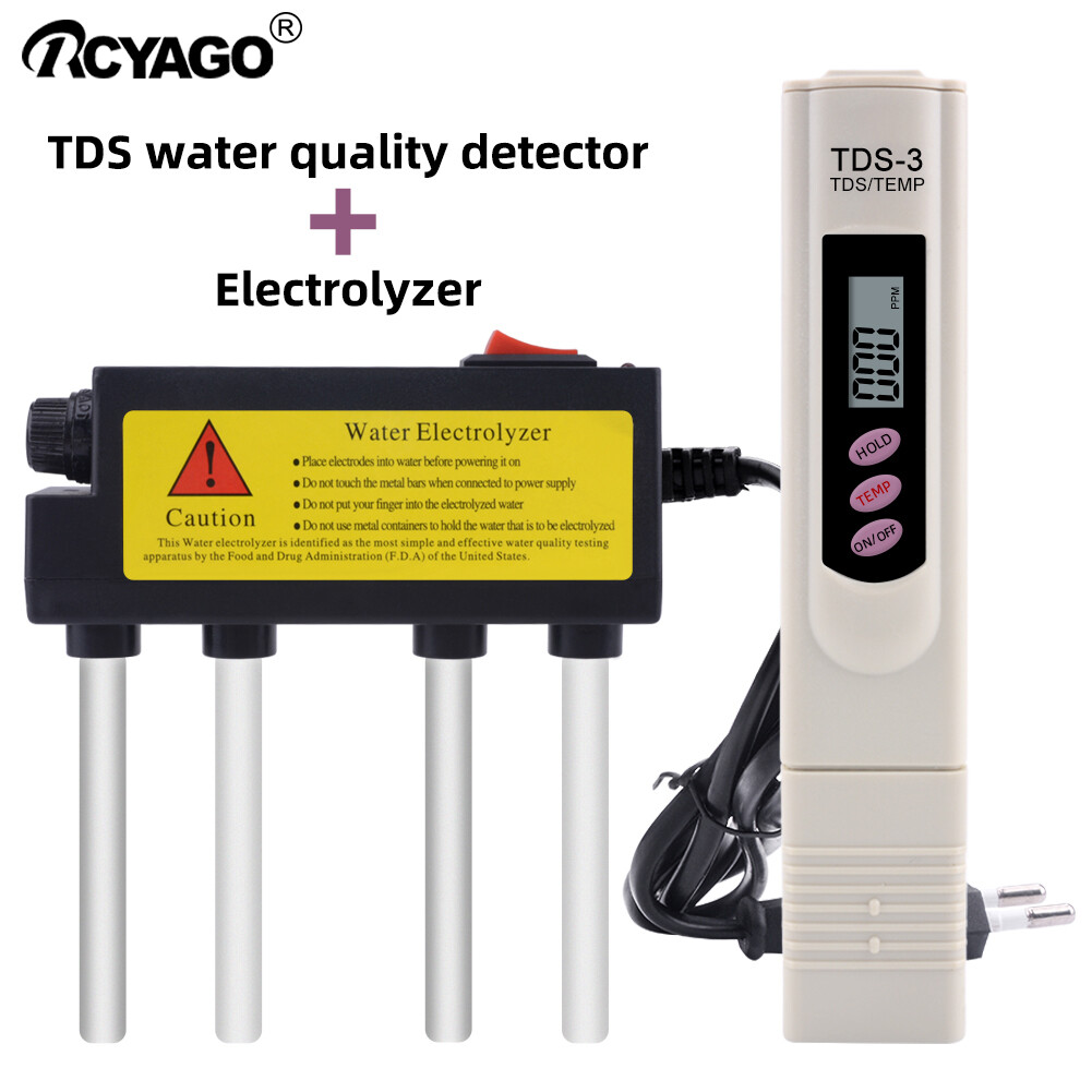 Bút Lọc TDS-3 Điện Phân RCYAGO, Dụng Cụ Kiểm Tra Độ Tinh Khiết Của Nước Và Bút Đo TDS Kỹ Thuật Số LCD Mới