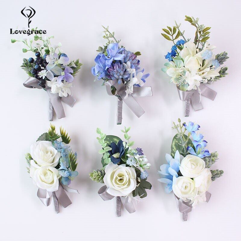 wedding boutonniere corsage marriage brooch pin (24)