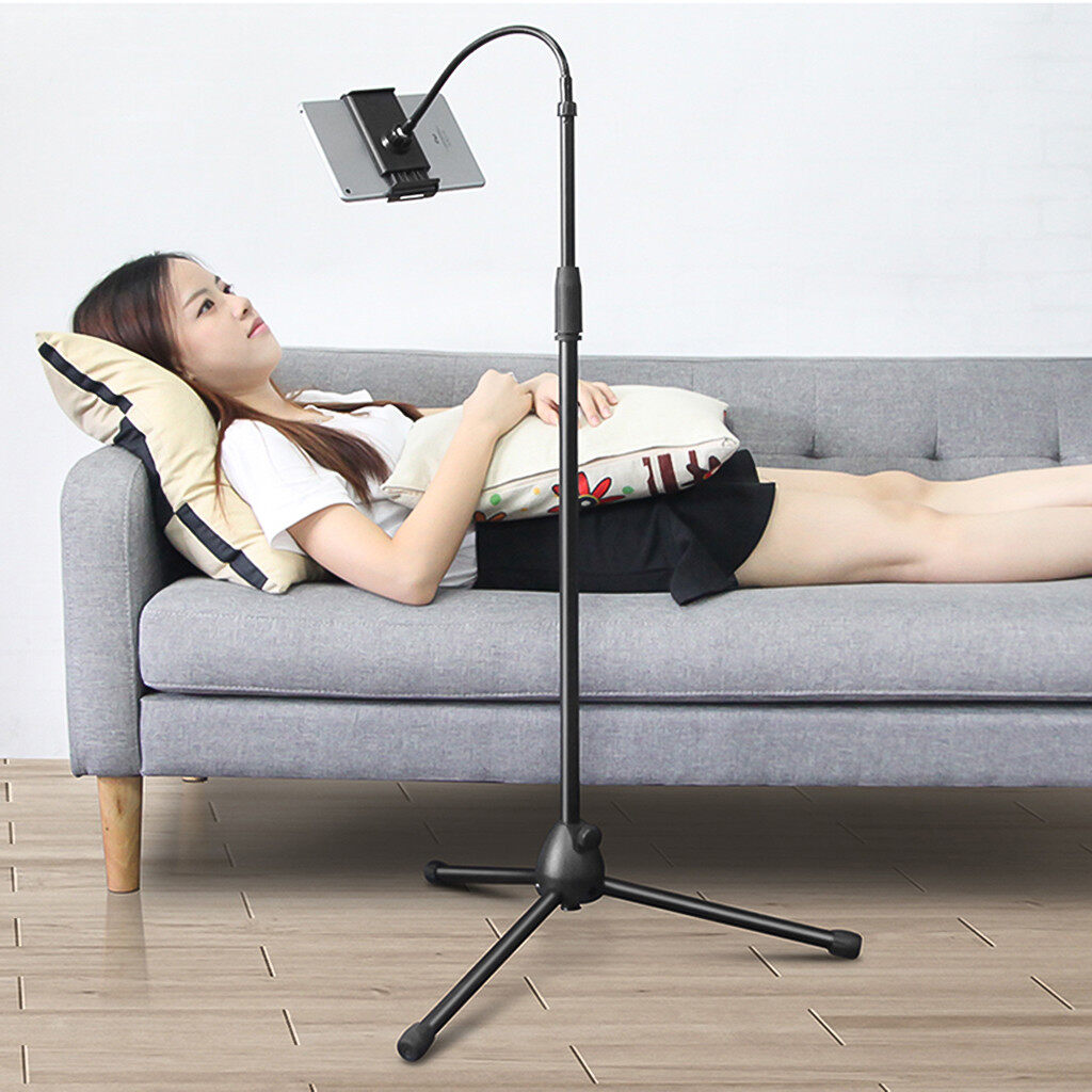 Có Thể Điều Chỉnh Tripod Tầng Đứng Linh Hoạt Tablet Chủ Bracket Music Rack Núi Hỗ Trợ Cho Máy Tính Bảng Cho Ipad Người Giữ Điện Thoại JA2