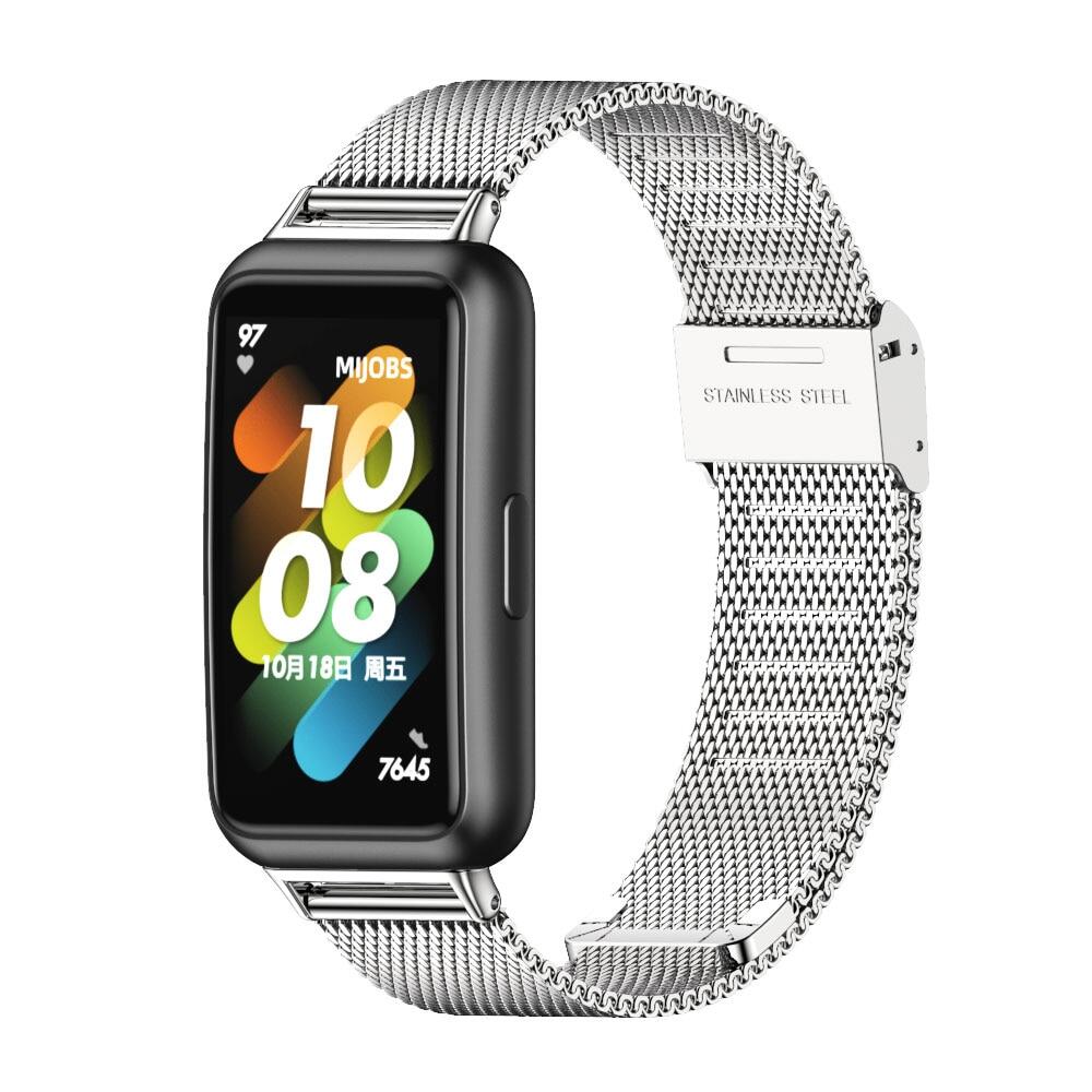 Dây đeo cho huawei watch band 7 phụ kiện vòng đeo tay thông minh dây đeo cổ tay thay thế dây đeo đồng hồ kim loại correa cho huawei band 7 dây đeo
