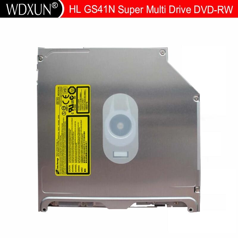Máy tính xách tay nội bộ siêu đa đầu ghi Dvd Hl gs41n hai lớp 8x DVD-RW DL RAM 24x CD-R Burner 9.5mm SATA Slot-in Ổ đĩa quang mới