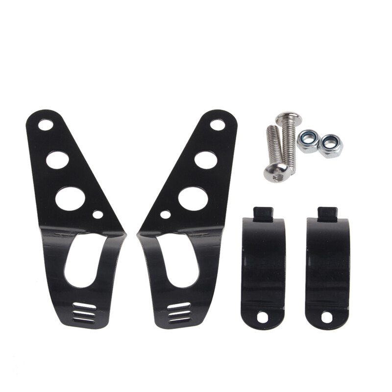 2x giá đỡ gắn đèn pha xe máy 33-45mm thông dụng cho bobber cafe racer
