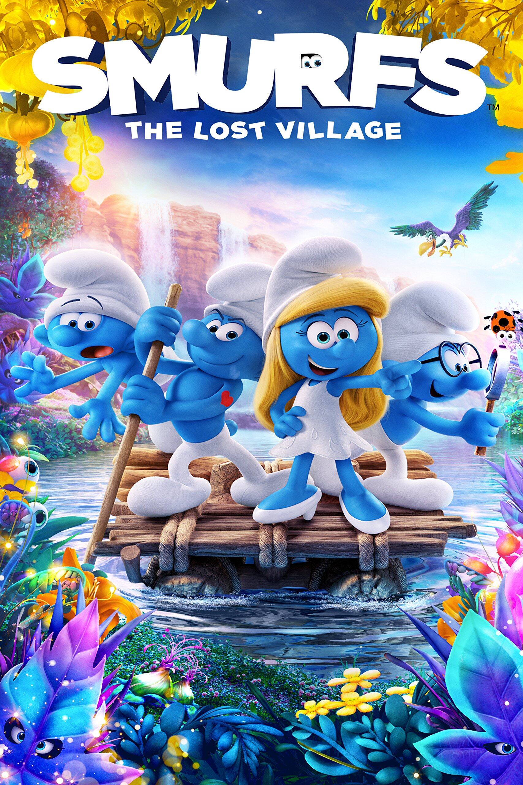 DVD English Cartoon Movie Smurfs 3 The Lost Village
