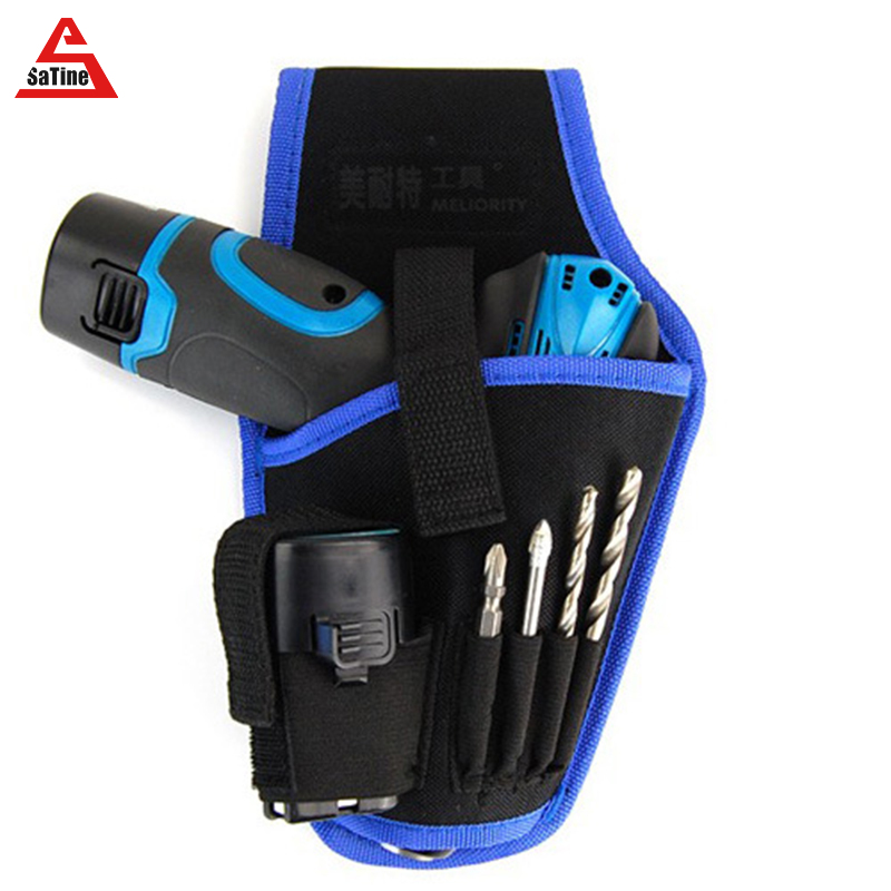 Đa chức năng bộ công cụ công nghiệp xách tay túi khoan điện nhỏ hộ gia đình công cụ điện ví đeo hông Lithium điện khoan Túi khoan điện nhỏ