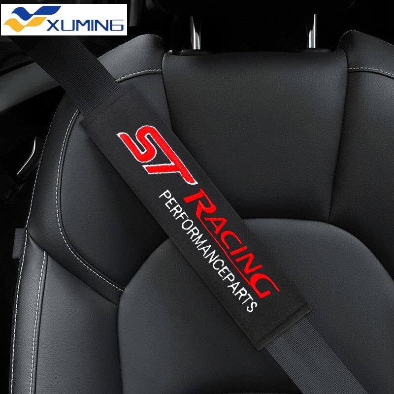 Xuming For ST Car Seat Belt Cover Universal Car Cotton Safety Belt
