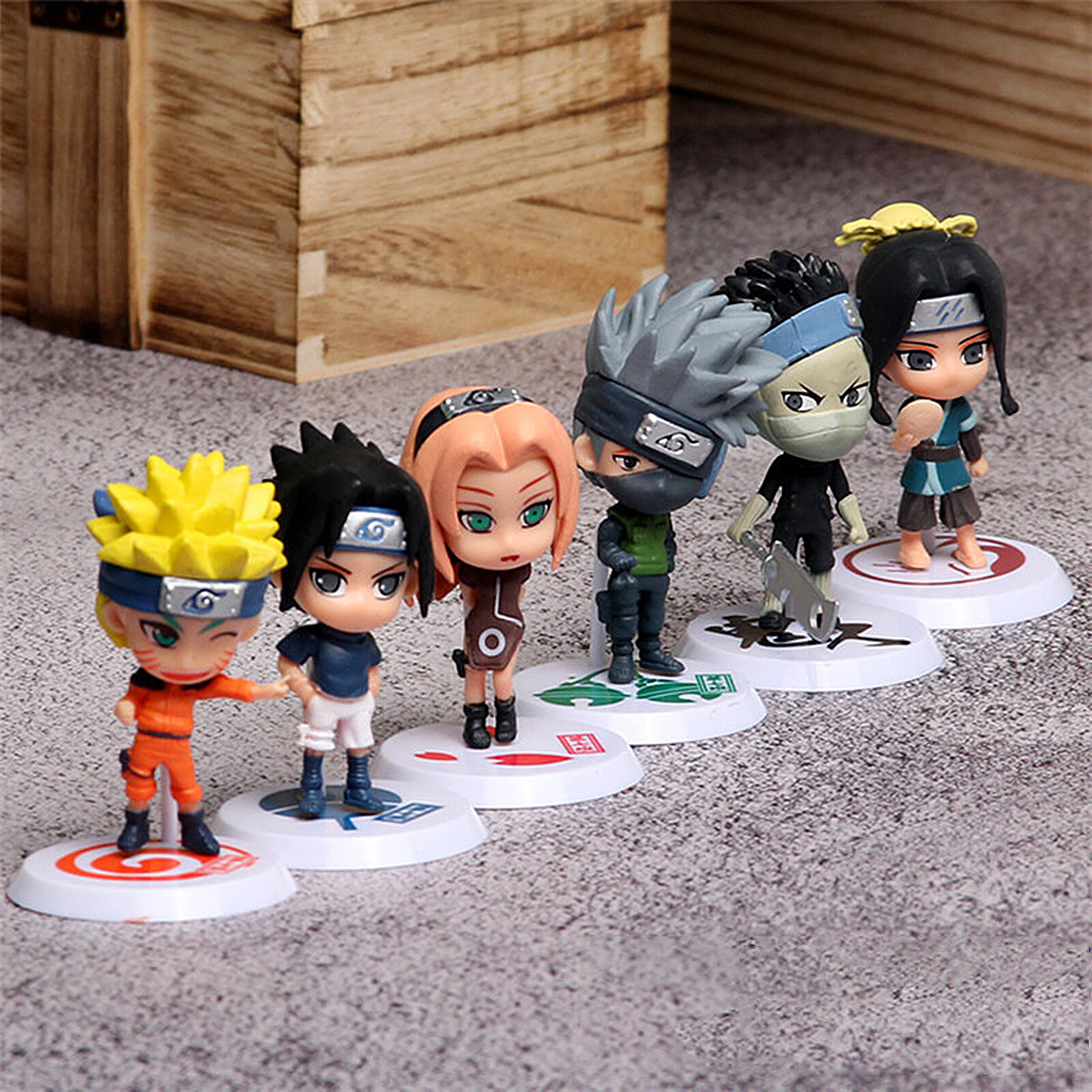 6 mô hình các nhân vật phim Naruto dùng trang trí bàn làm việc - INTL