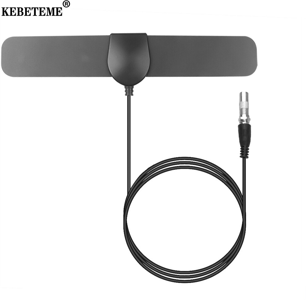KEBETEME Ăng Ten TV Trong Nhà HDTV Độ Lợi Cao 25dB 80 Dặm Bộ Khuếch Đại Kỹ Thuật Số DVB T2 Ăng Ten TV Kỹ Thuật Số Trên Không Trong Nhà