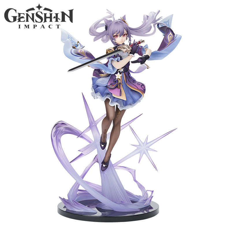 Mô hình anime genshin impact keqing 32cm mô hình tượng pvc mô hình tượng đồ trang trí kawaii sưu tập được đồ chơi quà tặng giáng sinh cho trẻ em