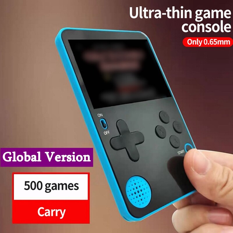 Máy Chơi Game Cầm Tay Siêu Mỏng Máy Chơi Game Cầm Tay Tích Hợp 500 Trò Chơi Máy Chơi Game Cổ Điển, Consolas De Jogos De Vídeo