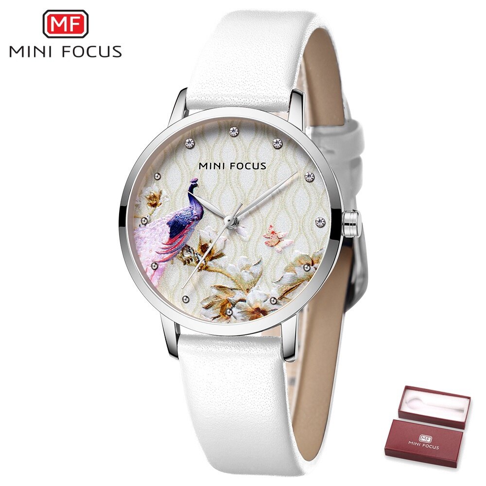 MINIFOCUS Đồng Hồ Thương Hiệu Cao Cấp Hàng Đầu MF0330L MINI FOCUS Đối Với Phụ Nữ, Đồng Hồ Thạch Anh Nữ Thời Trang, Xu Hướng Đồng Hồ Đeo Tay Quà Tặng Cho Nữ Mứt Tangan Wanita