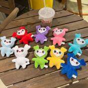 Korean Super Star Plush Toy Cartoon Animal Twice Momo Lovelys Plush Doll Keychain Pendant Keybuckle Plush Toy for Fans Girls