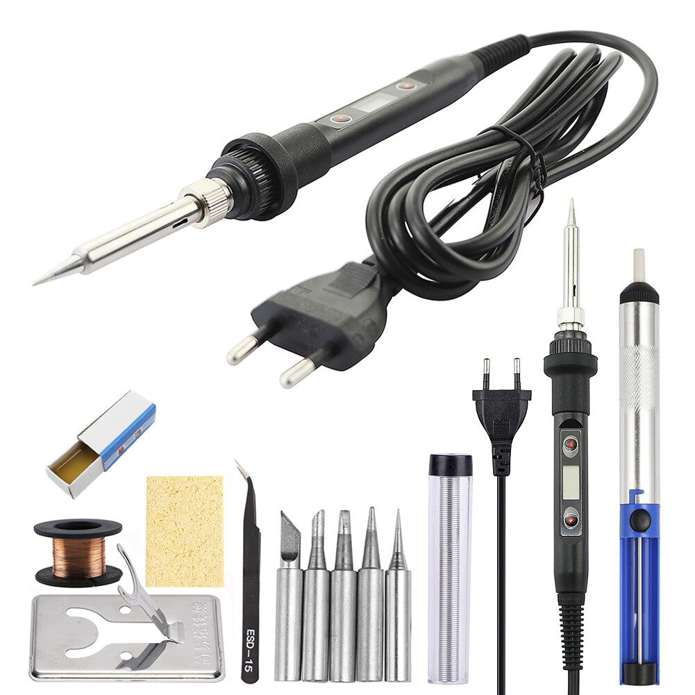 Dụng Cụ Sửa Chữa Hàn Lại Màn Hình Kỹ Thuật Số Bằng Sắt Điện Điều Chỉnh Được Nhiệt Độ, Trạm Hàn 220V Không Chì