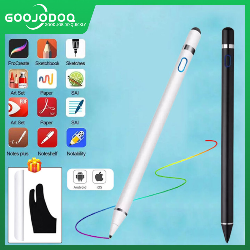 GOOJODOQ Phổ Stylus Pen Cho Điện Thoại iPad Apple Bút Chì 1 2 Stylus Cho Android Bút Bút Chì