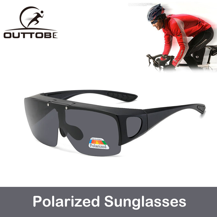 Outtobe Men Polarized Sports Sunglasses HD Polarized Cycling Sunglasses  Unbreakable Large Frame Classical Fashion Glasses UV400 Sunglasses Outdoor  Activities Driving Fishing Racing Eyewear Temples Non-slip Sun Glasses for  Men Women