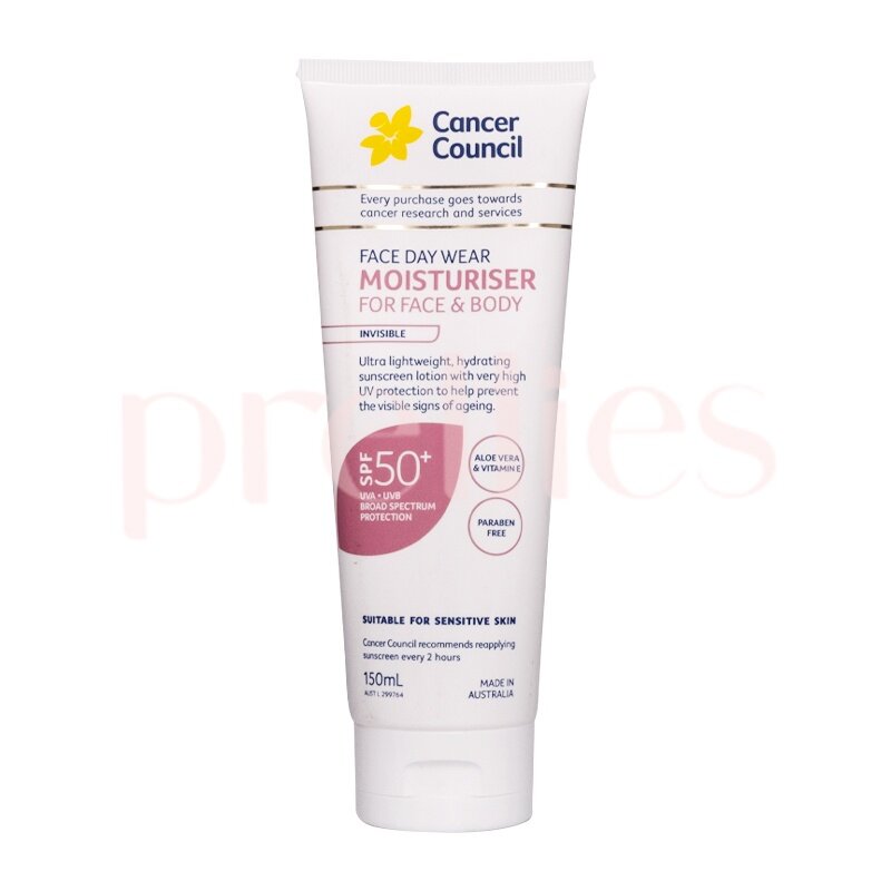 cancer council face and body sunscreen