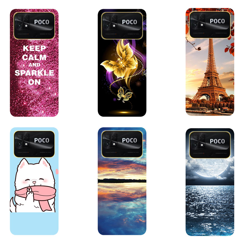 Ốp silicon mềm cho xiaomi poco c40 ốp lưng sơn tpu cho xiaomi poco c40 c 40 ốp