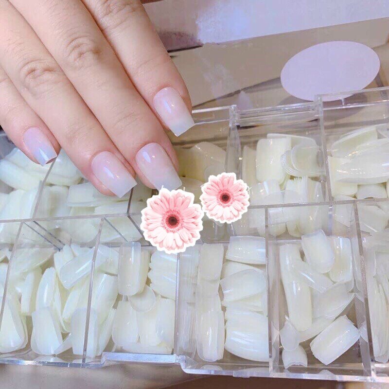 Móng úp hạt na form ngắn móng úp hàn form hàn HSM dành cho Nail