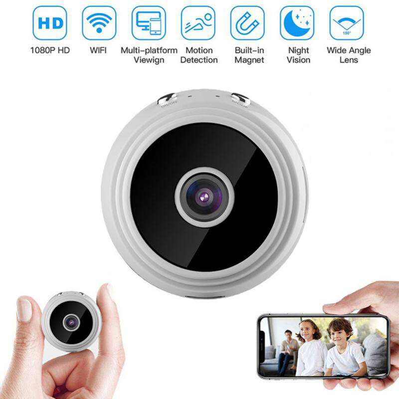 Camera mini ip hd 1080p máy quay video giám sát an ninh phát hiện chuyển động quan sát ban đêm điều khiển từ xa a9