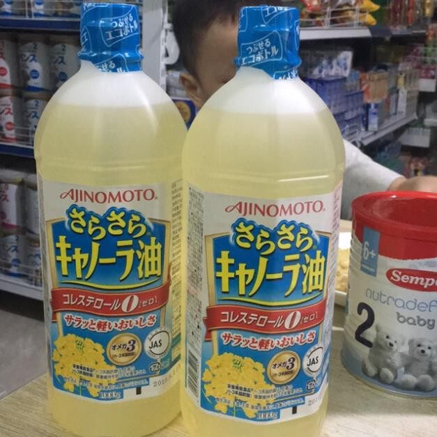 Dầu hạt cải của ajinomoto hàng nội địa nhật 1lit