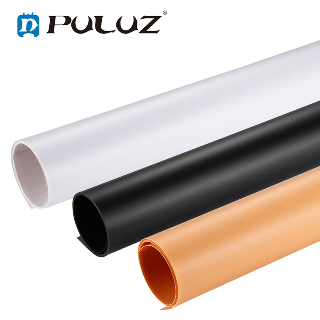 PULUZ 3 PCS 120Cm X 60Cm Phông Chụp Ảnh Giấy Nhựa PVC Bộ Dụng Cụ Cho Hộp Chụp Ảnh Hộp Đèn Lều Chụp Ảnh Hộp (Đen Trắng Màu Vàng)