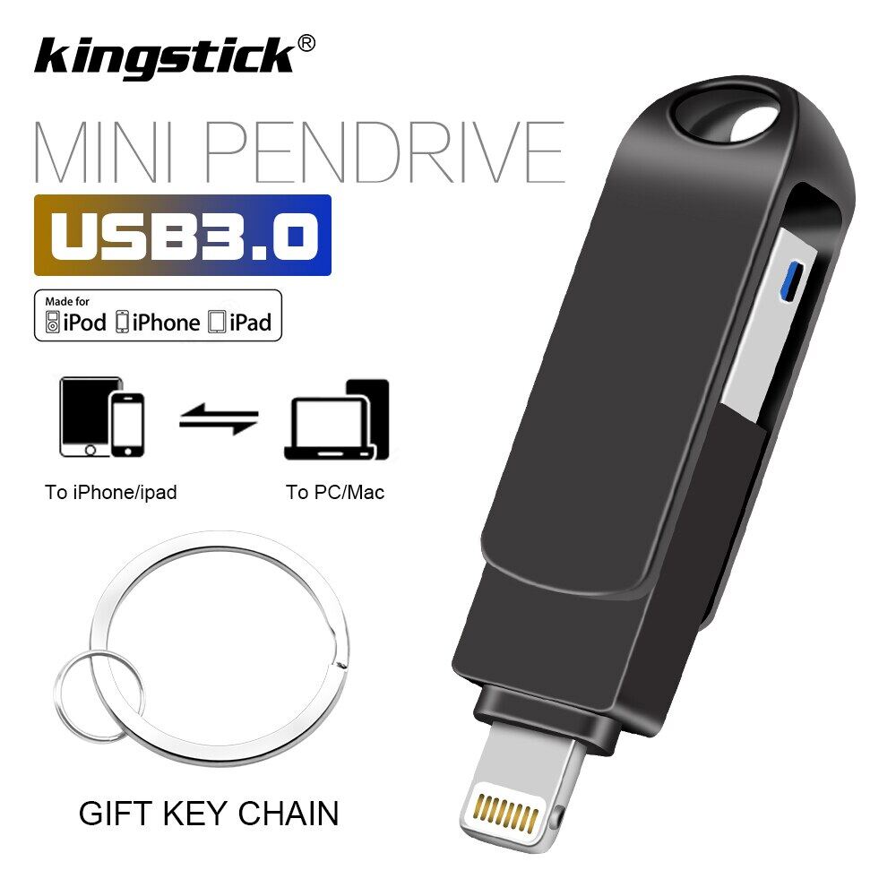 Ổ kim loại USB Flash 128GB thẻ nhớ OTG 32GB 64GB USB 2.0 đĩa flash cho