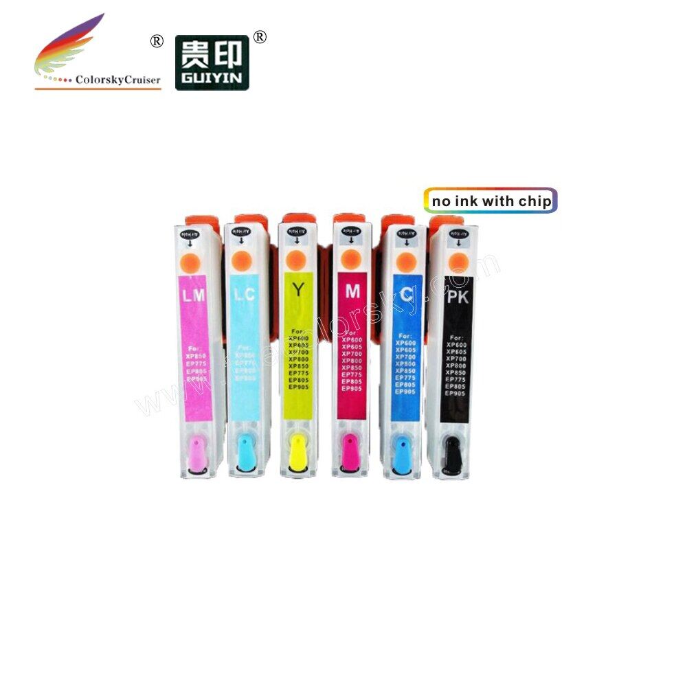 【Top-rated】 (RCEIC70) Mực In Phun Có Thể Nạp Lại Cho Epson EP-905F EP-75AW EP905F EP75AW ICBK70L ICC70L ICM70L ICY70L ICLC70L ICLM70L
