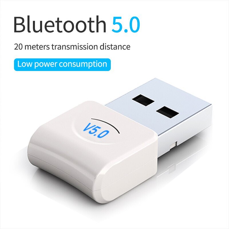 Bộ chuyển đổi usb bluetooth dongle v5.0 cho máy vi tính máy tính máy tính xách tay loa âm thanh âm nhạc không dây bộ thu tai nghe truyền phát