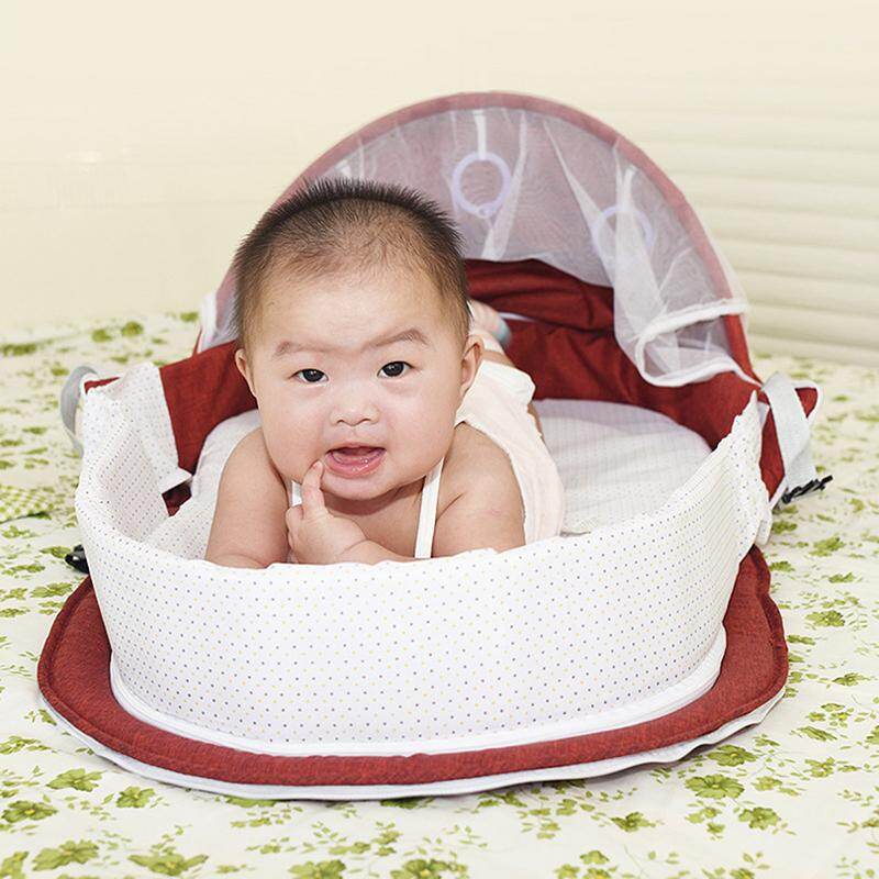 Generic Portable Foldable Baby Beds Multifunction Crib Mummy Bag