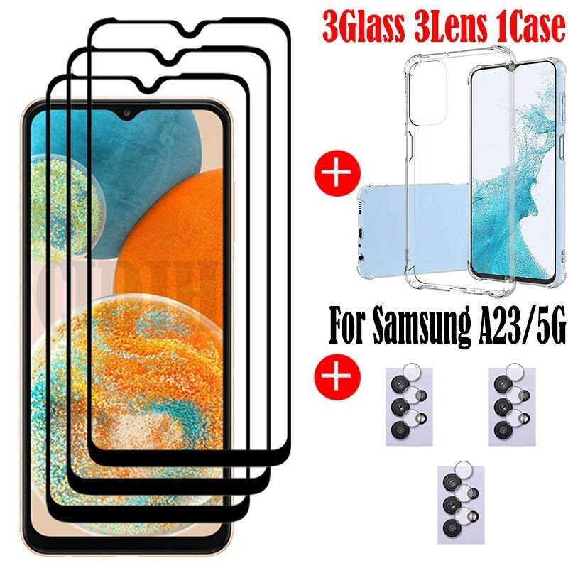 Kính Cường Lực Full Keo Cho Samsung Galaxy A23 Kính Bảo Vệ Màn Hình Cho Samsung A23 5G Phim Máy Ảnh Cho Samsung A23 5G Ốp Lưng