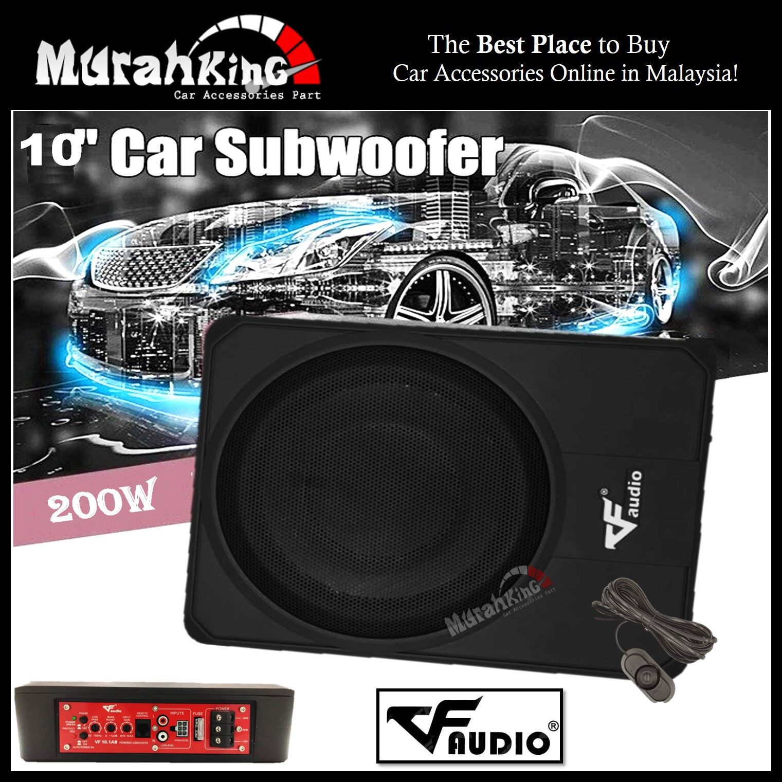 underseat active subwoofer