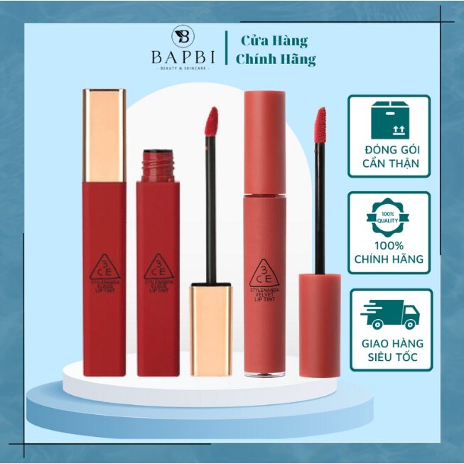 Son kem lì 3ce cloud velvet tint 4g son 3ce chính hãng
