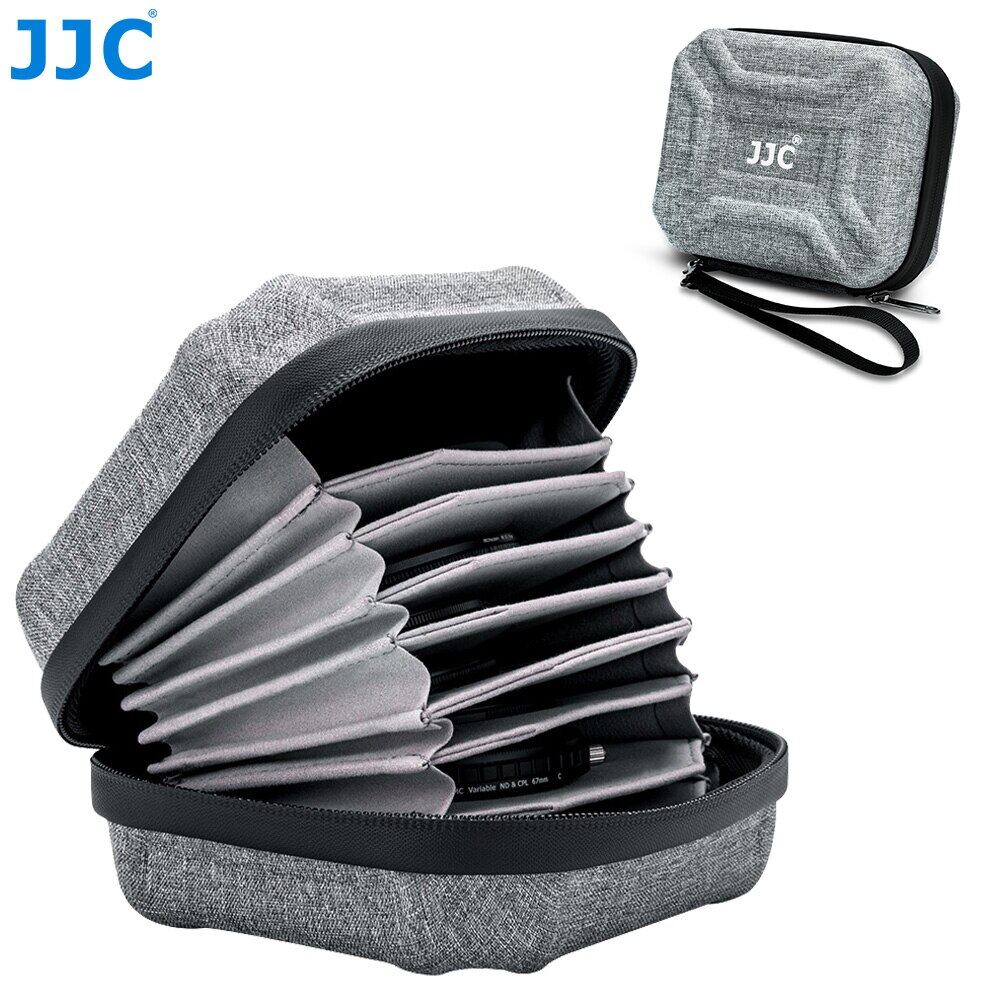 JJC Túi Đựng 10 Ngăn Bộ Lọc Ống Kính Với Túi Bên Trong Túi Đựng ND UV Bộ