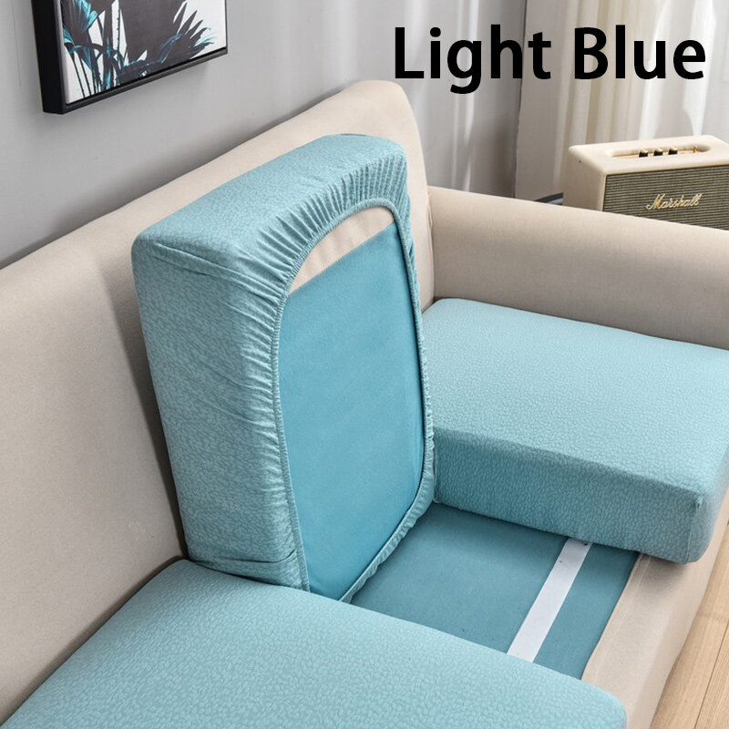 Bọc đệm đi văng chống thấm nước co giãn màu xanh shop bọc bảo vệ đệm ghế sofa loveseat bọc ghế sofa bọc đệm ghế co giãn màu trơn bảo vệ đồ đạc thoải mái cho ghế